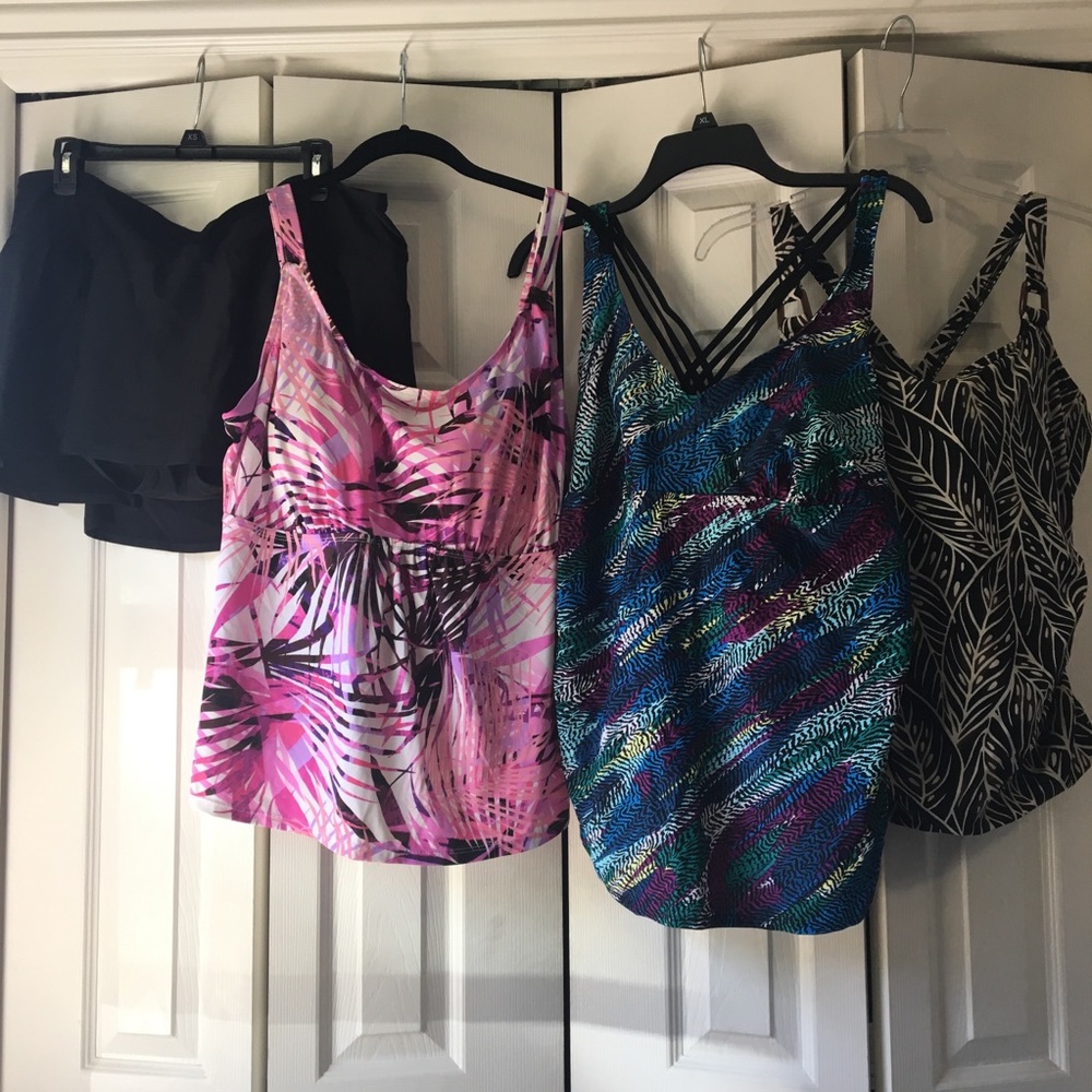 bundle of women’s bathing suits